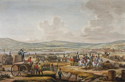 Napoleon Visiting the Siege Works at Danzig Led by Marshal Le Febvre, 9 May 1807, Engraved by Francois Jacques Dequevauviller by Jacques Francois Joseph Swebach